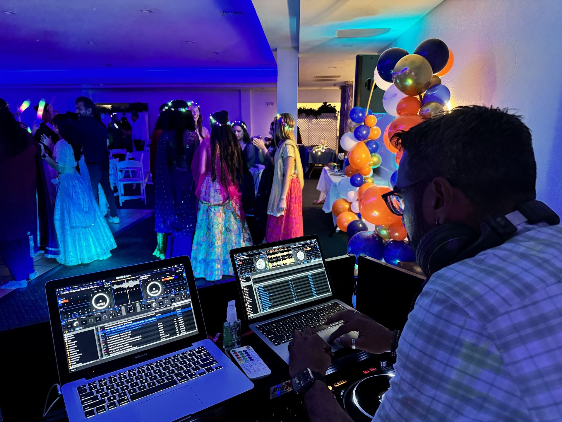 Dj Drahq mixing Bollywood Party Pembroke Pines FL